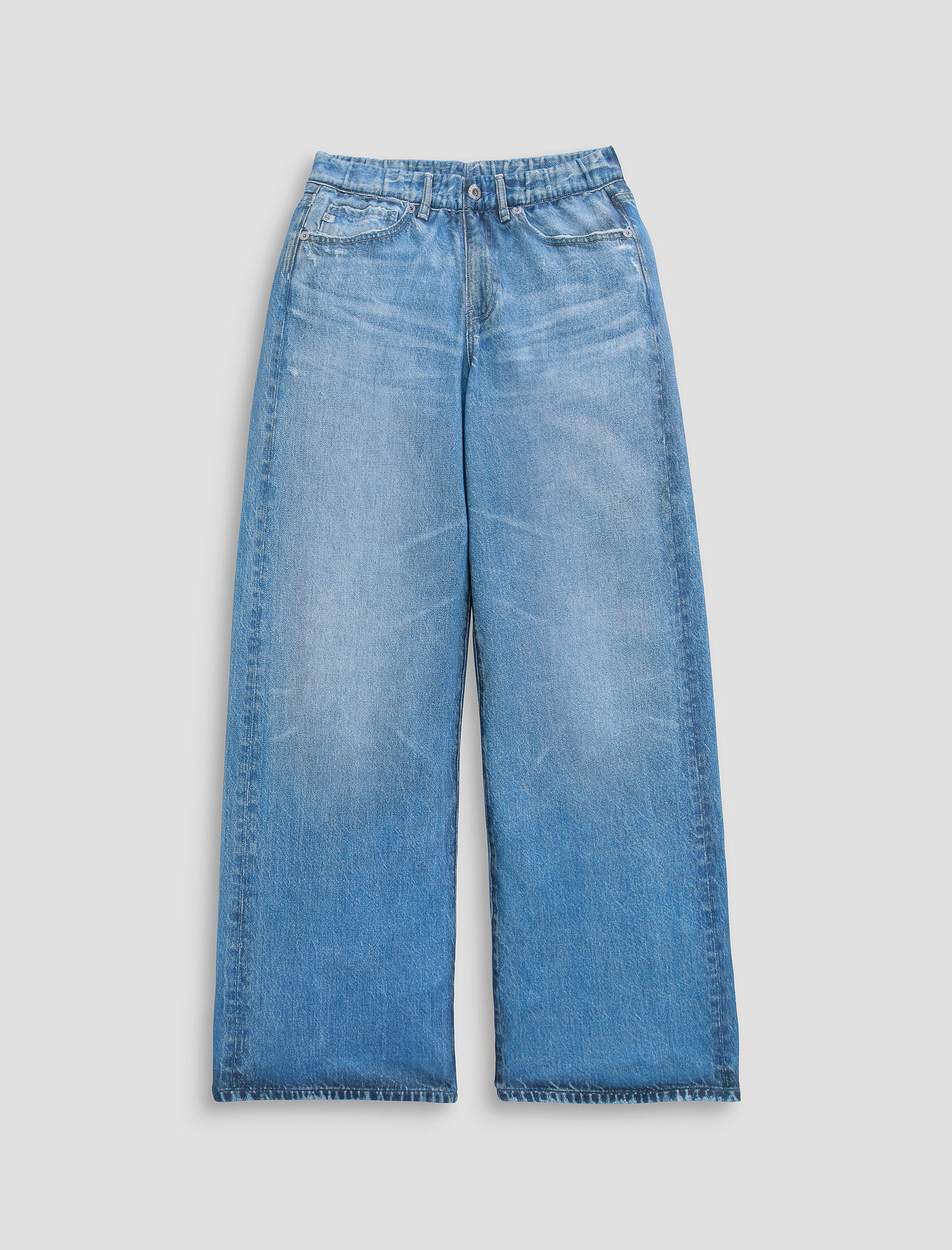 Adria Off-Duty Denim Sweatpant